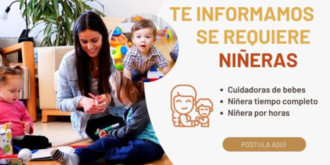 empleos para niñeras