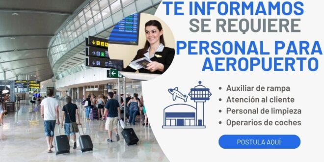 Empleos en aeropuertos